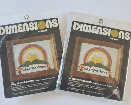 Lot vtg dimensions - of, 2